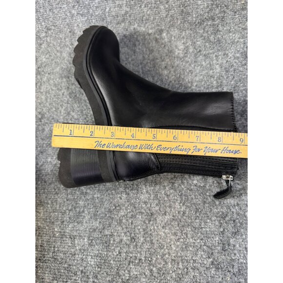 Dolce Vita Womens Size 6.5 Black Leather Ankle Boots - Picture 9 of 16